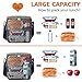 Lunch Bag, 11L Leakproof Insulated Lunch Box with Thermal Liner and Waterproof Reusable Lunch Bag for Women and men, Lunch Cooler with Adjustable Shoulder Strap College Picnic Beach Work(Black)