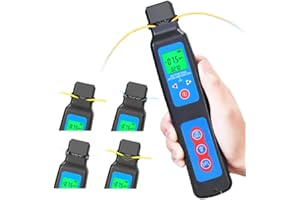 D YEDEMC Live Optical Fiber Identifier with Wave Respond 800-1700nm Built in 10mw VFL and Optical Power Meter OPM Functions FTTH Tool (YD-302D)