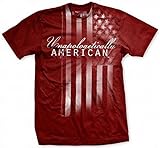 Unapologetically American Ranger Up Patriotic Tshirt - RU076,Red,XXL