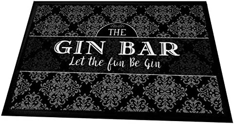 Artylicious The Gin Bar door mat for home, bar, pub, non-slip floor Mat