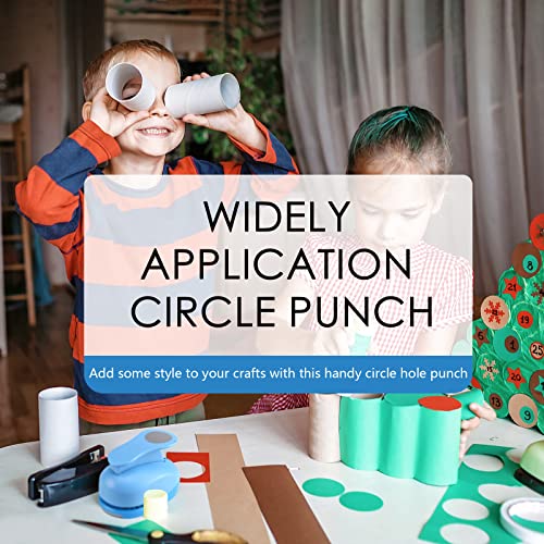 LOONENG 1 Inch Circle Punch, Circle Shape Lever Action Craft Punch