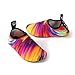 WateLves Womens and Mens Kids Water Shoes Barefoot Quick-Dry Aqua Socks for Beach Swim Surf Yoga Exercise (Sunset, 32/33)