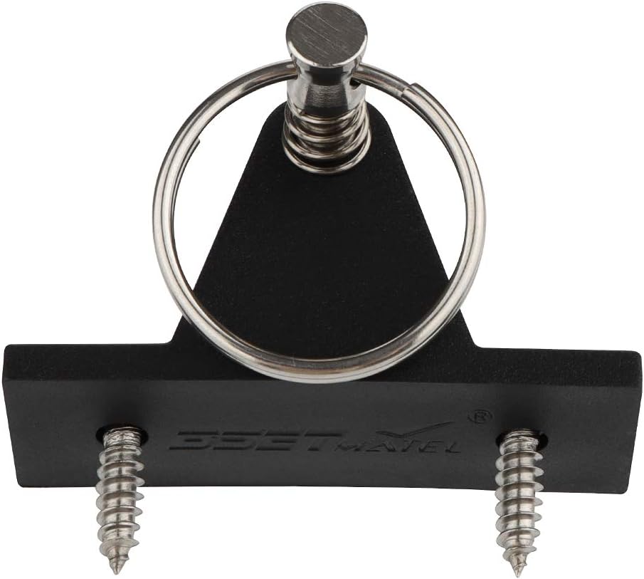 VTurboWay 4 Pack Marine Grade Nylon Bimini Top 90°Plastic Deck Hinge with Pin and Ring, 316 Stainless Steel, Free Installation Screws : Sports & Outdoors