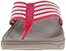 FitFlop Women's Surfa Flip-Flop, Raspberry/Clearwater, 5 M US