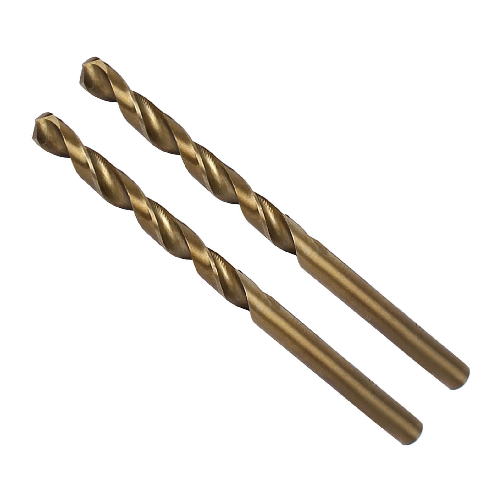 CoCud High Speed Steel Cobalt Twist Drill Bits, 4.2mm Diameter 75mm Length, Straight Twist Jobber Drill Bit - (Applications: for Metal Woodwork Plastic Aluminum), 2Pieces