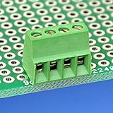 Electronics-Salon 10 PCS 4 Poles 2.54mm/0.1