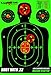 Radioactive Silhouette Reactive Shooting Targets, 12 x 18 Inch (50-Pack)