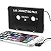 INSTEN Universal Car Audio Cassette Adapter Compatible with Samsung Galaxy S10/S10 Plus/S10e/S9/S9+ S9 Plus/S8/S8+ S8 Plus, Black