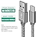 Micro USB Cable, Dreamsea USB to Micro USB Cable (6.6ft/2m, 2 Pack) Nylon Braided Sync and Fast Charging Cord for Samsung Galaxy S7 Edge, Kindle, Moto, PS4, MP3,Xbox,HTC, Android Smartphones (black)