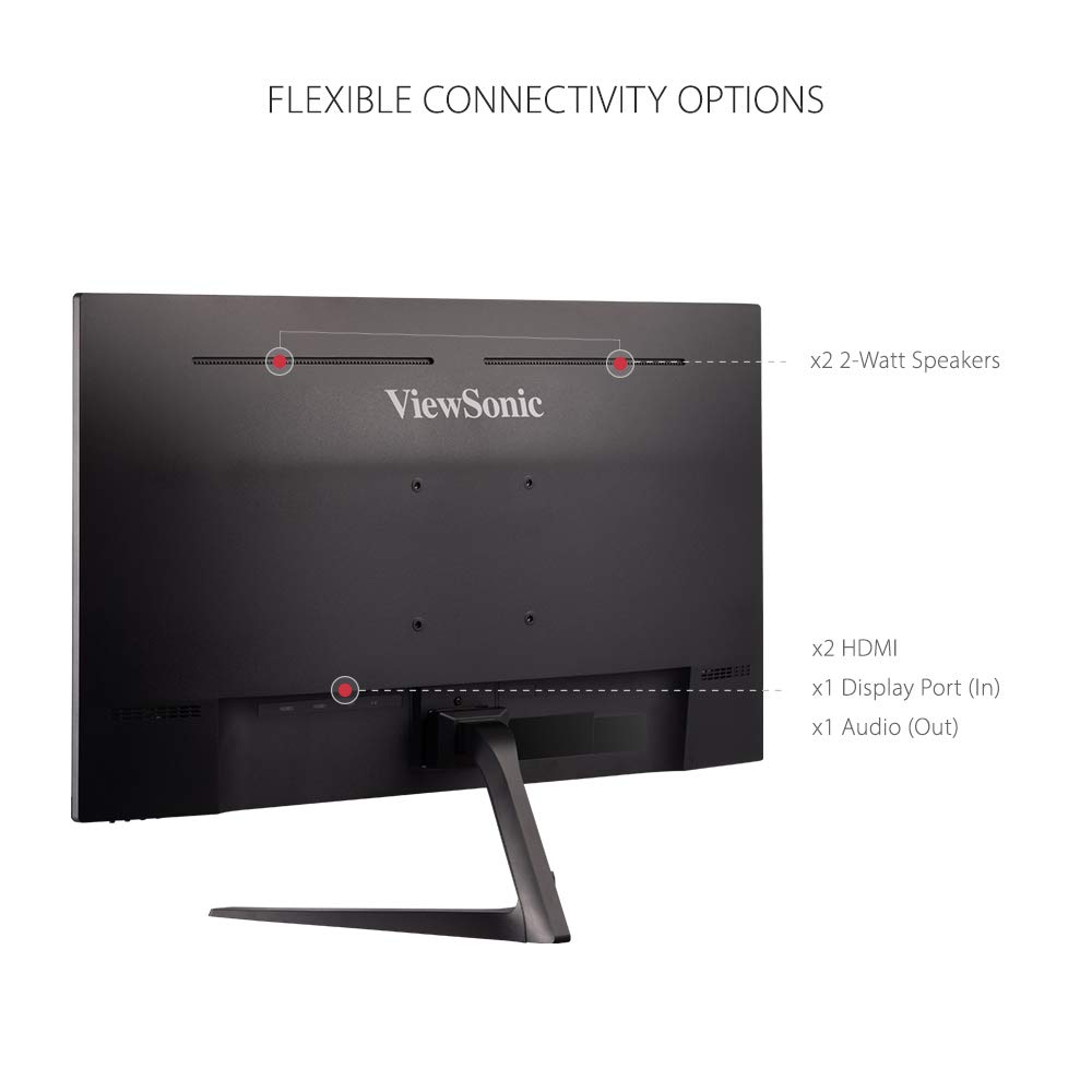 ViewSonic VX2718-P-MHD 27 Inch 1080p 1ms 180Hz Gaming Monitor with FreeSync, Eye Care, HDMI and DisplayPort