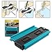 Multifunctional 5'' Contour Profile Gauge Tiling Laminate Edge Shaping Measure Ruler Craft Woodworking Tools Accessories Portable