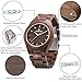Men's Wooden Watch, Sentai Handmade Vintage Quartz Watches, Natural Wooden Wrist Watch