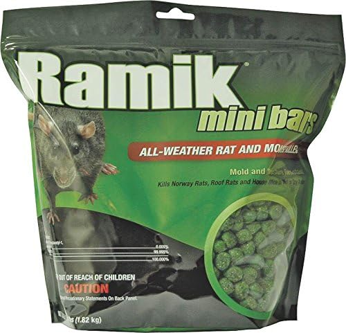 Ramik New Brute 116339 4LB Box Nuggets Green Rat Rodent Bait Poison Works Great