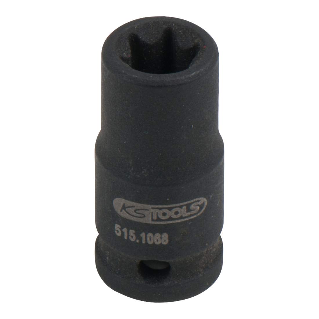 'KS Tools Plastic 515.1068 1/4 TX E Impact Socket, Short, E8