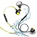 mifo U5 Plus Bluetooth Headphones in Ear, Magnetic Aluminum Design IPX7 Waterproof aptX Earphone, 8H Playtime Noise Canceling NFC Stereo Headset with Mic for Sports (Yellow and Black)