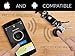 Pebblebee Key Finder Phone Finder Bluetooth Tracker with Replaceable Battery, 200 Feet Range, Amazon Alexa Integrated Skill, Stainless Steel, LED Light, Key Ring Included, Black