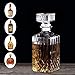 Decanter, Whiskey Decanter, Lead-Free Liquor Decanter 750ml, Glass Decanters For Alcohol