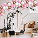 Balloon Arch & Garland Kit - 16Ft Long Pink White Gold Balloons Pack for Girl Birthday Baby Shower Wedding Bachelorette Party Decorations