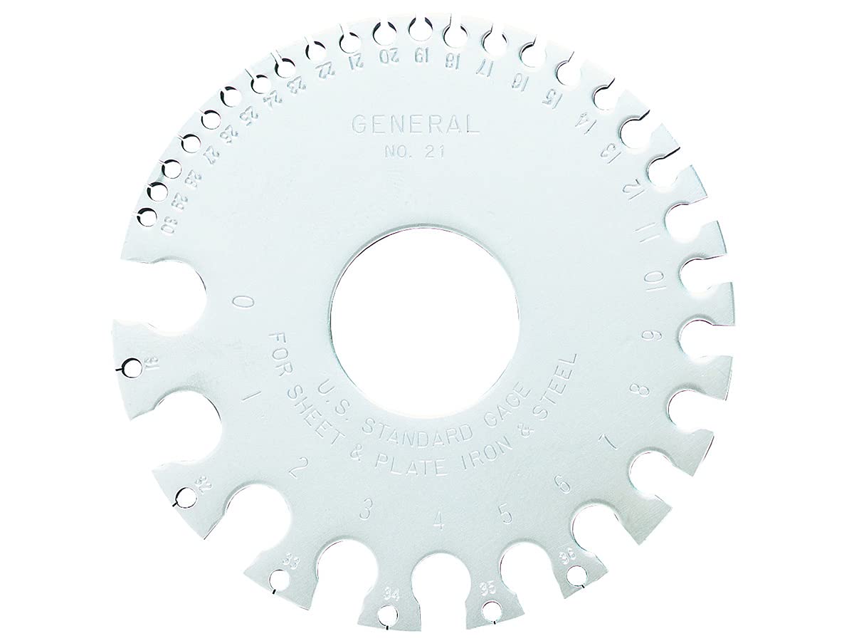General Tools US Standard Sheet Metal Round Gage (21)