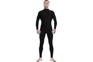 Aniler Men's and Women's Spandex Headless and Without Gloves Socks Zentai Costume Bodysuit Stretchy Cosplay Unitard Body Suit