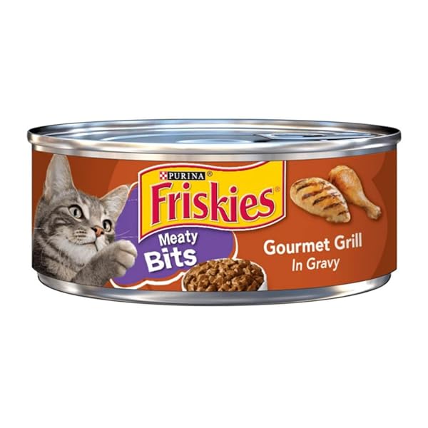 FRISKIES SLICED GOURMET GRILL CHICKEN CANNED CAT FOOD 24-5.5OZ CANS