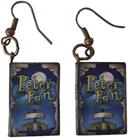 Peter Pan Story Book Dangle Earrings