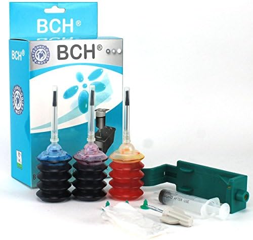 BCHInk Refill Kit for HP 40 Color Cartridges (51640C, 51640M, 51640Y) H1040C
