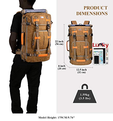 witzman canvas backpack