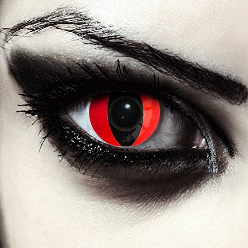 Nikkaa Multi-A Pair Cat Eye Cosplay Eyes Multi-Color Contact Lenses Cosplay Eyes Cute Colored Charm With a Contact Lens Case
