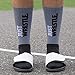 Just Wrestle Printed Mid Calf Socks | Wrestling Socks by ChalkTalkSPORTS | Large | Gray