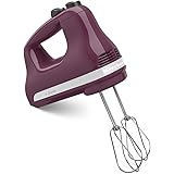 KitchenAid KHM512BY 5-Speed Ultra Power Hand Mixer, Boysenberry