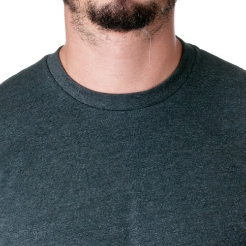 Level CVC Crew Tee (6210) -Charcoal -XL 