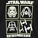 STAR WARS Boys T-Shirt Glow in The Dark