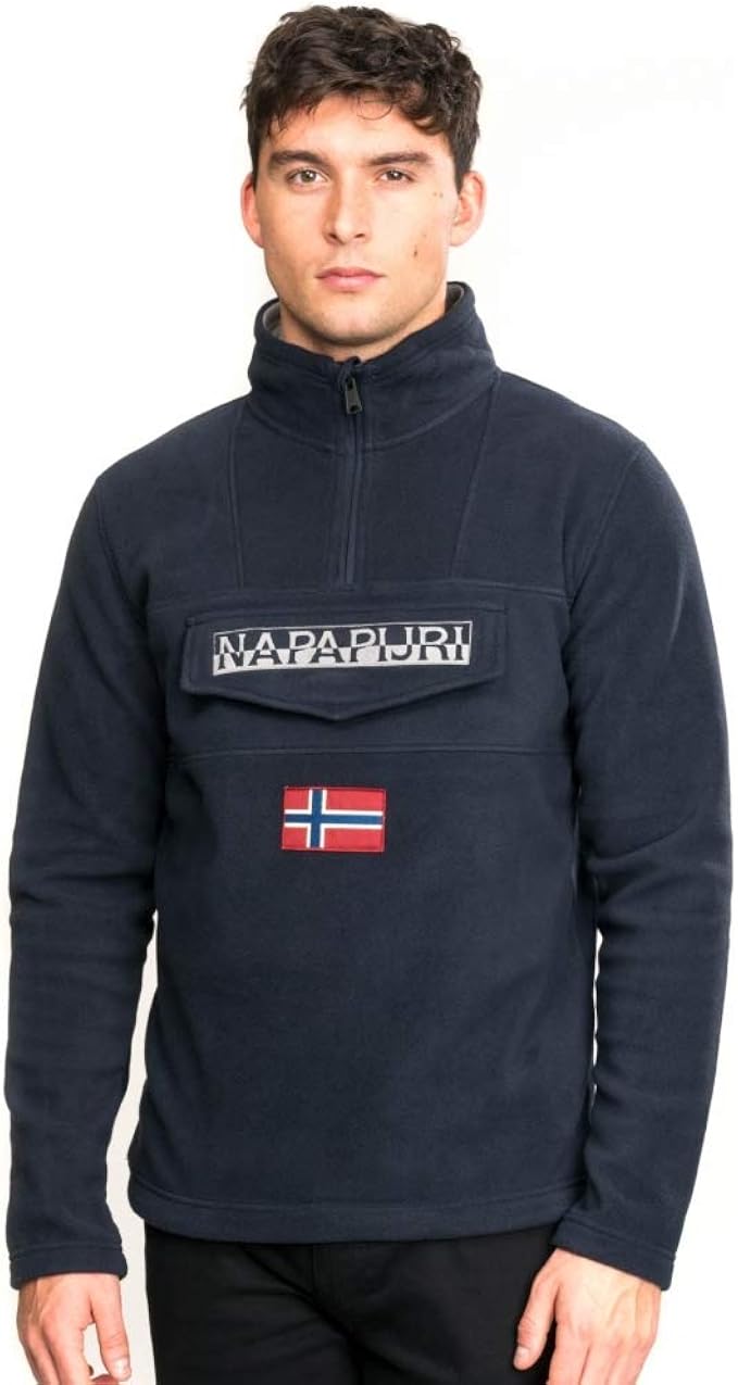 Napapijri Quarter Zip Fleece Hot Sale 