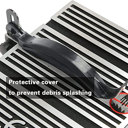 FZYE Mini elektrische Tischkreissäge, Schneidemaschine Craft Saw DIY Schneidwerkzeug Geräuscharm + 2 Sägeblatt Holz… – Bild 6