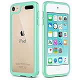 ULAK iPod Touch Case 7th Generation, itouch 6 Case, Slim Hybrid Hard PC Back Cover with Shock Absorption Bumper Conner, Premium Protective Cases for iPod Touch 7th/6th/5th Generation, Green
