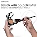 Gemtotal 12-Pieces Professional Premium Blending Kabuki Makeup Brushes Set for Women with Organizer Bag, Black