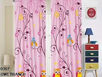 Amazon Com Mb Home Collection 4 Pieces Window Curtains Panels