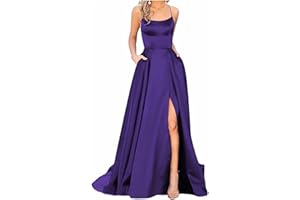 GENERIC Formal Dresses for Women Evening Party Sexy Sleeveless Side Slit Maxi Dress Elegant Off The Shoulder Wedding Guest Dresses