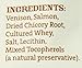 Wellness Pure Rewards Natural Grain Free Dog Treats, Venison & Salmon Jerky, 6-Ounce Bag
