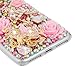 Mavis's Diary iPhone 7 Plus Case (5.5 inch) 3D Handmade Bling Crystal Diamond Shiny Sparkling Rhinestones Full Edge Protective Clear Hard PC Cover (Pink)