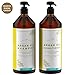 Calily Life Organic Moroccan Argan Oil Shampoo + Conditioner with Dead Sea Minerals, Duo Set, 33. 8 Fl Oz. Each -Transforms Hair to be Softer, Silkier & Shinier -Powerful & Deep Penetration [ENHANCED]