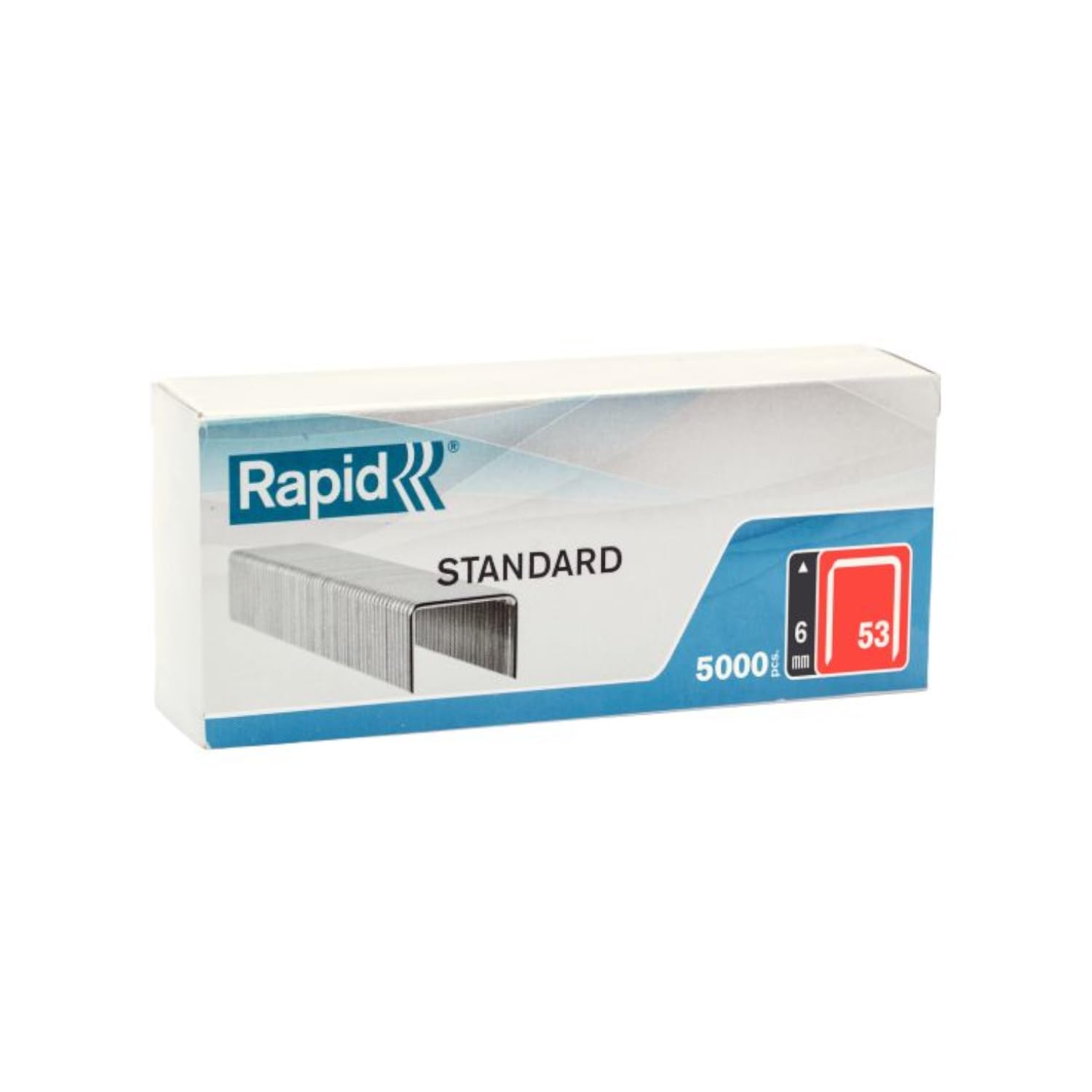 Rapid 40108657 Staples 53 mm Zinc-Plated Pack of 5000