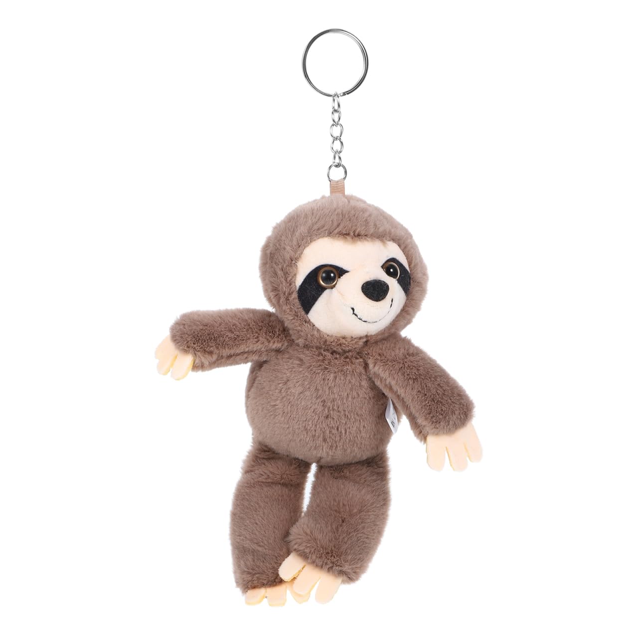 Toyvian Cute Sloth Plush Keychain - Soft Animal Bag Charm, Lightweight and Portable Keyring for Backpack, Purse, Wallet, Unique Gift Idea