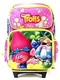 Dreamworks Trolls 16 Large Roller Scool Backpack-Family