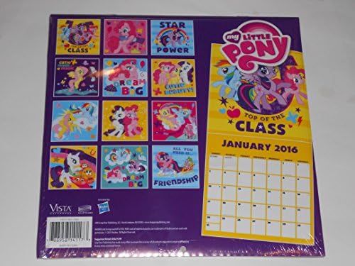 2016 My Little Pony 16 - Month Wall Calendar 10" x 10"