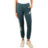 Ultra Game Women's NFL Official Super Soft Sweatpants Joggers Lounge Pants Pajamas