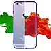 iPhone 6s Plus Case, Vofolen Gradient Colorful iPhone 6s Plus Case Clear Slim Cover Soft Bumper Armor Impact Resistant Protective Hard Shell Case for iPhone 6 Plus 6S Plus 5.5