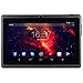 Alldaymall 7'' Tablet Android 4.4 Quad Core HD 1024x600, Dual Camera Bluetooth Wi-Fi, 8GB 3D Game Supported - Black (Third Generation)