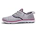 EYUSHIJIA Women Quick Drying Mesh Slip On Water Shoes (7 B(M) US, Gray)